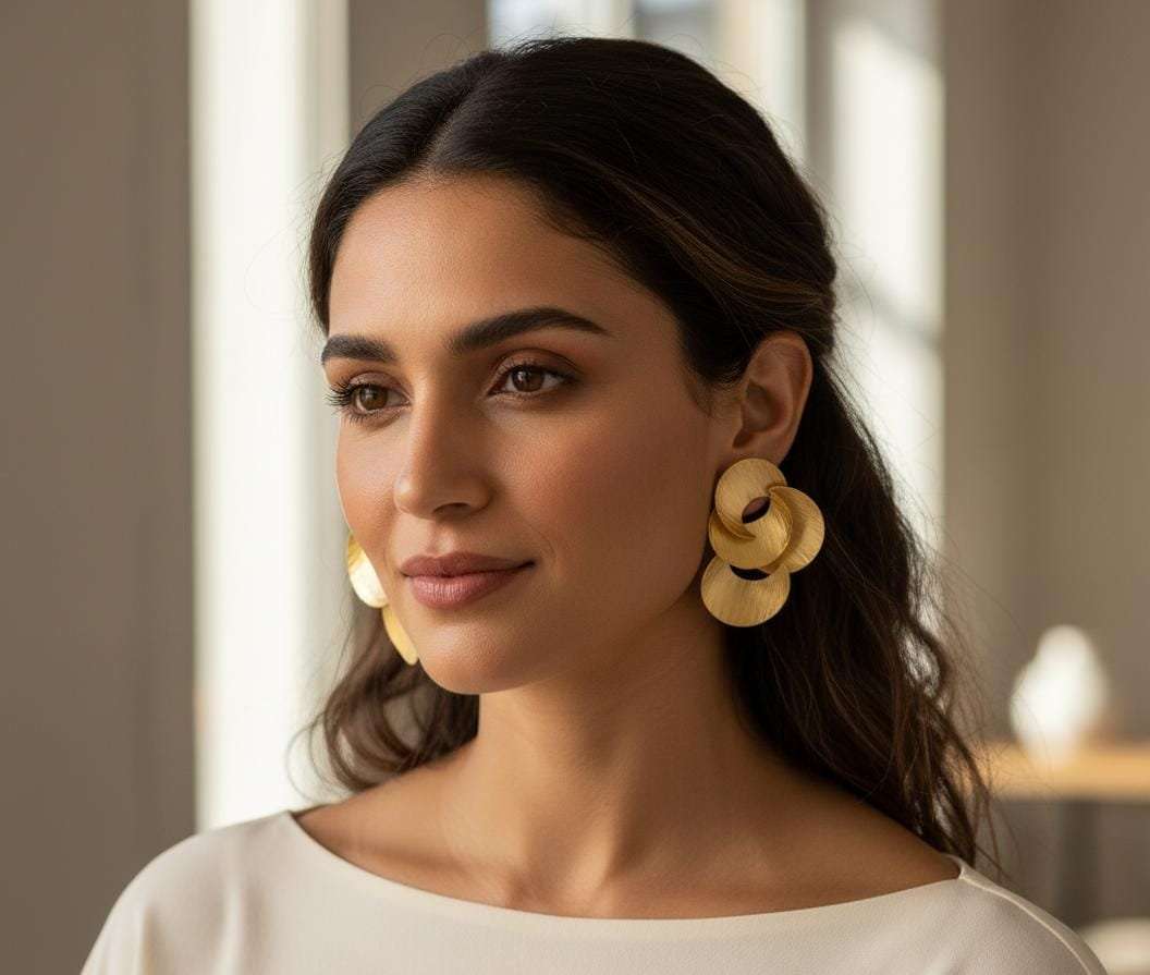 Golden Orbit Earrings
