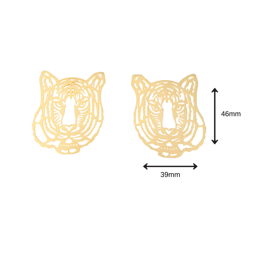 Majestic Prowl Gold Earrings