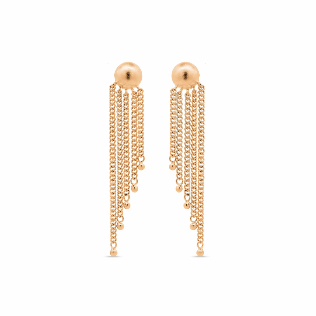 Nur Radiant Fringe Earrings