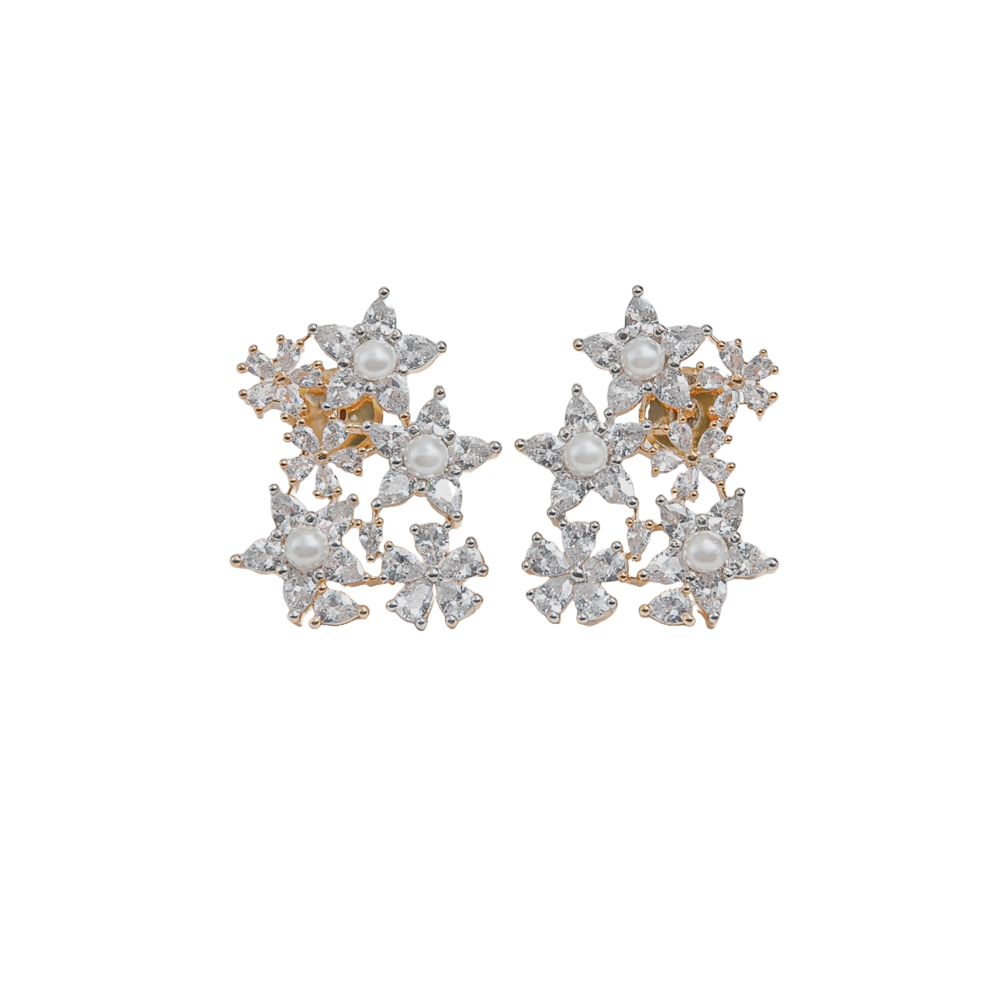 Jasmine Pearl Bouquet Studs