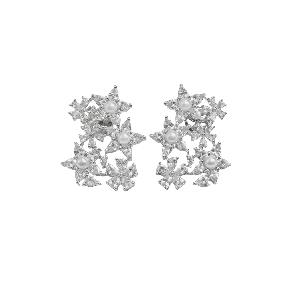 Jasmine Pearl Bouquet Studs
