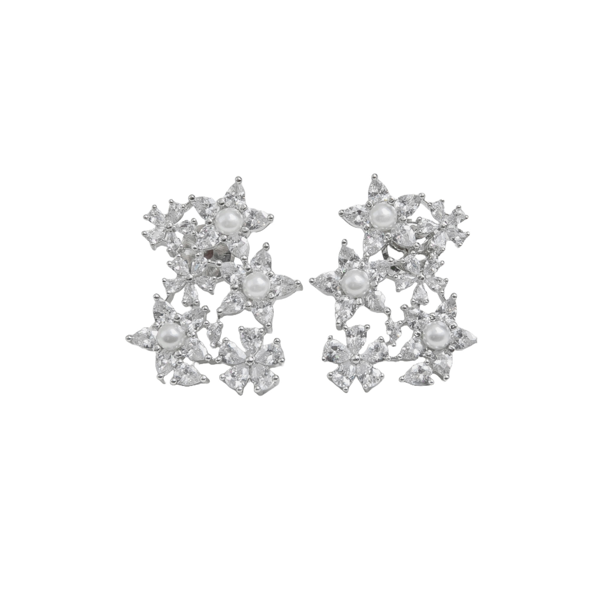 Jasmine Pearl Bouquet Studs