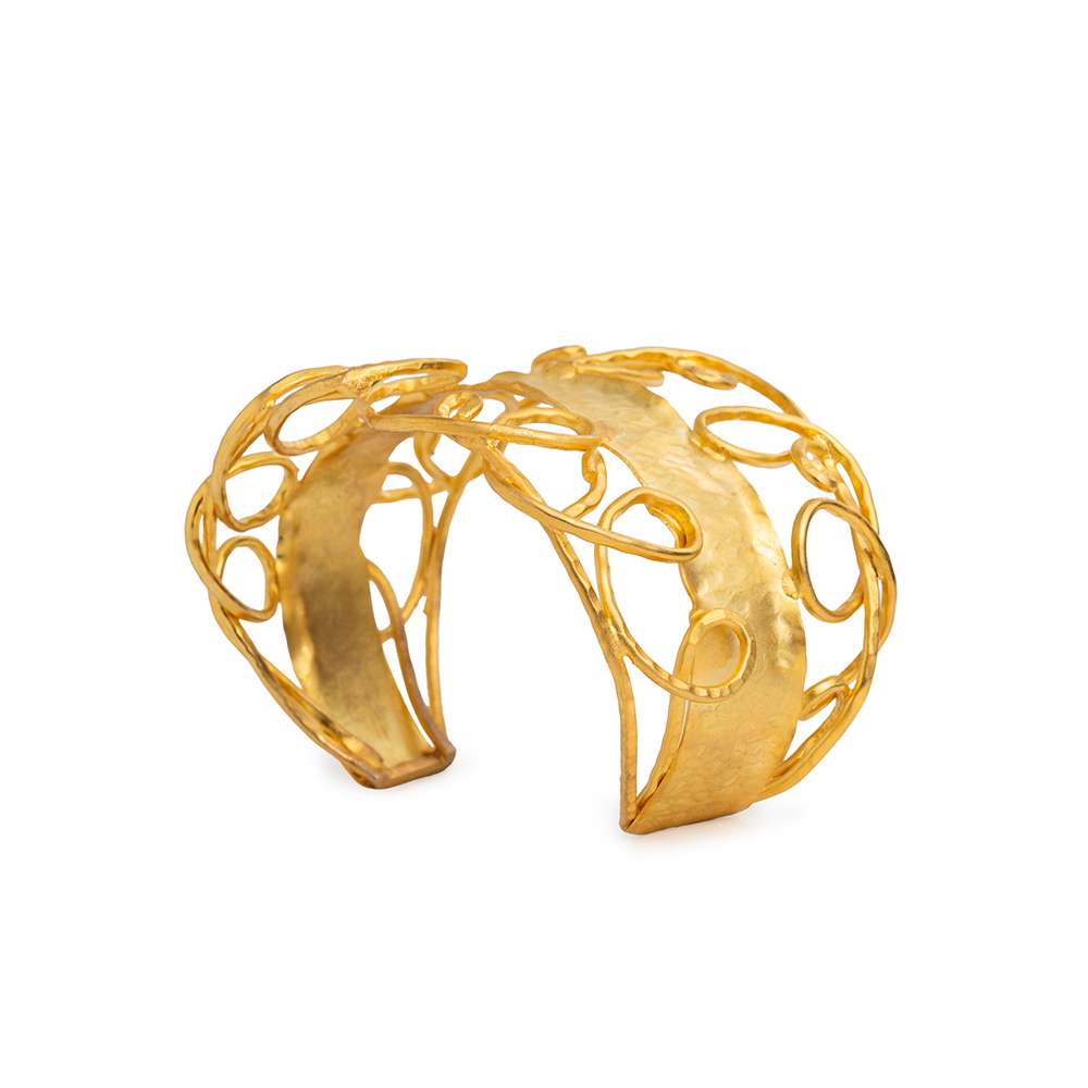 Gold Wire Cuff