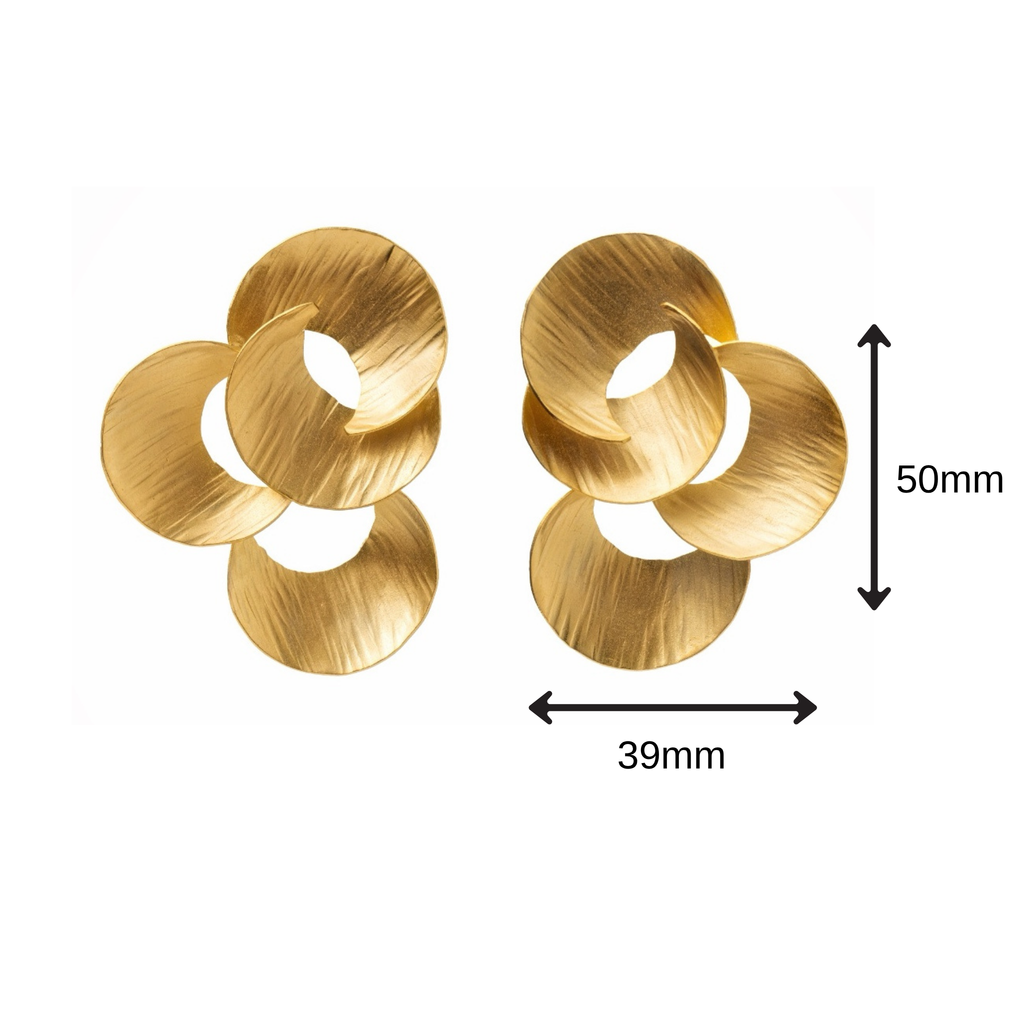 Golden Orbit Earrings