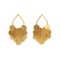 Minted Coin Teardrop Earrings