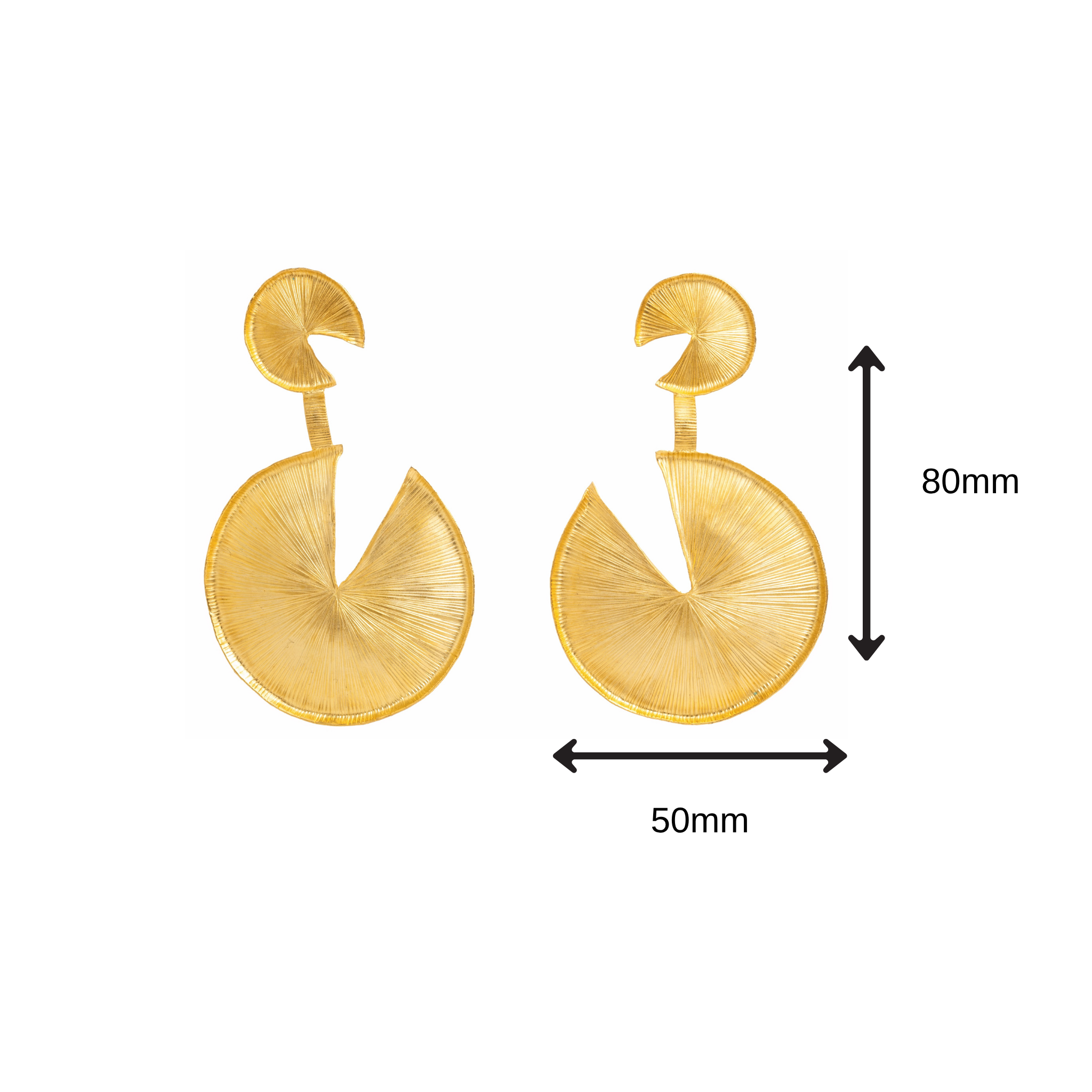 Hanging Lilypad Earrings
