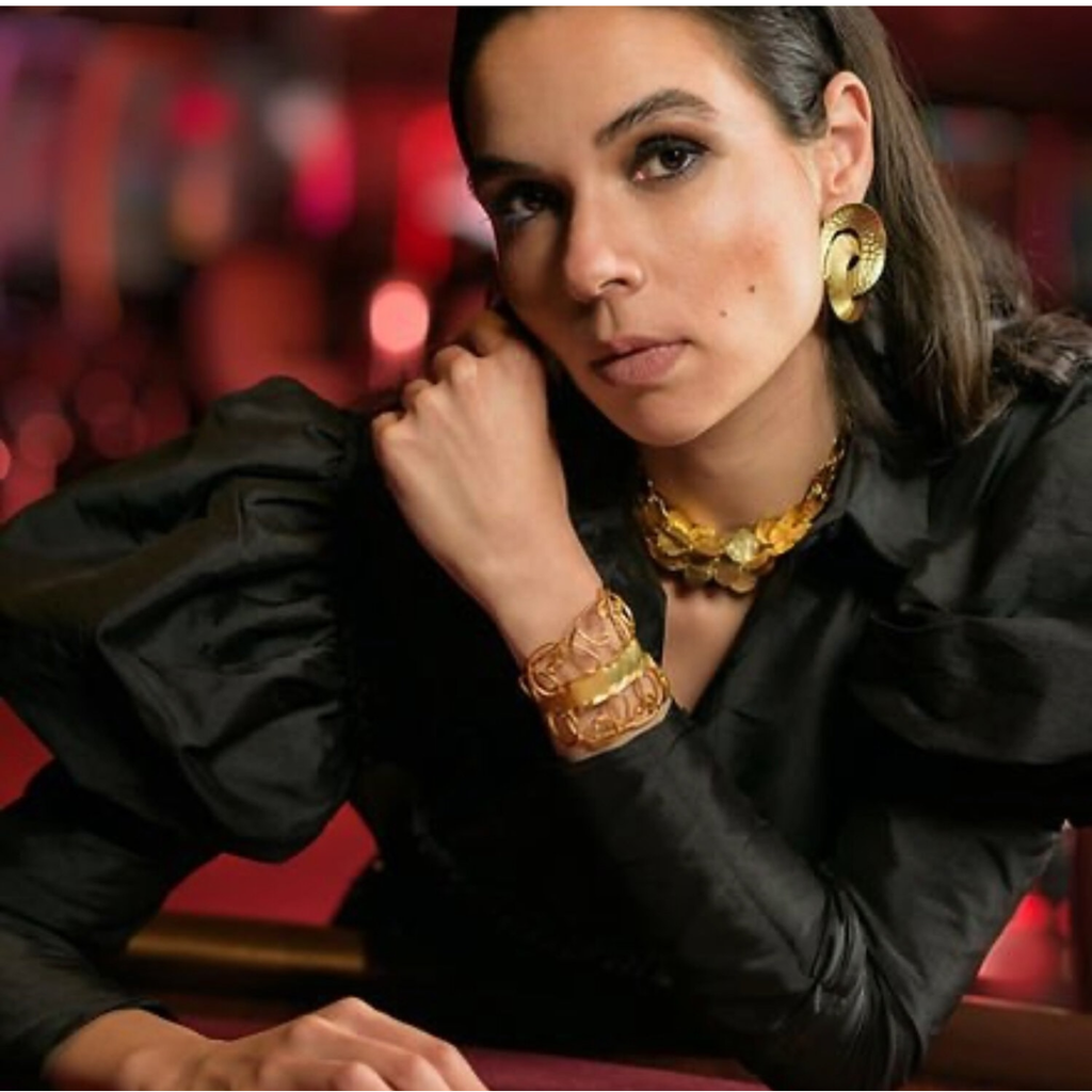 Gold Wire Cuff