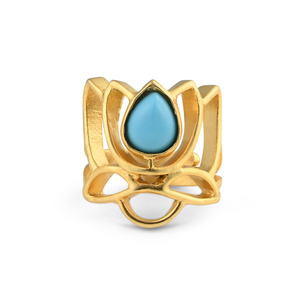 Layla Blue Lotus Ring