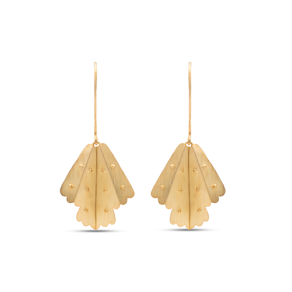 Nightwing Golden Earrings