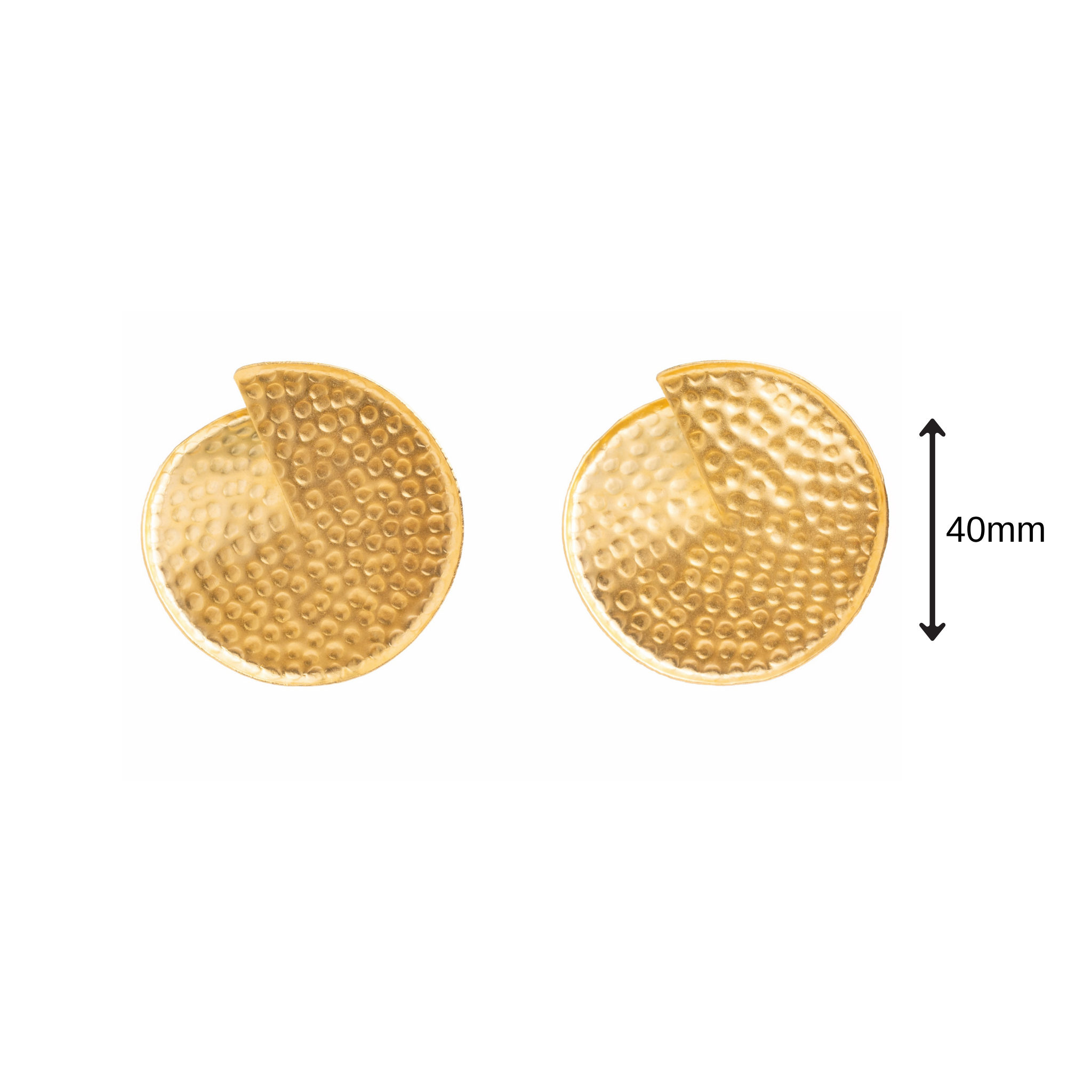 Gilded Lilypad Earrings