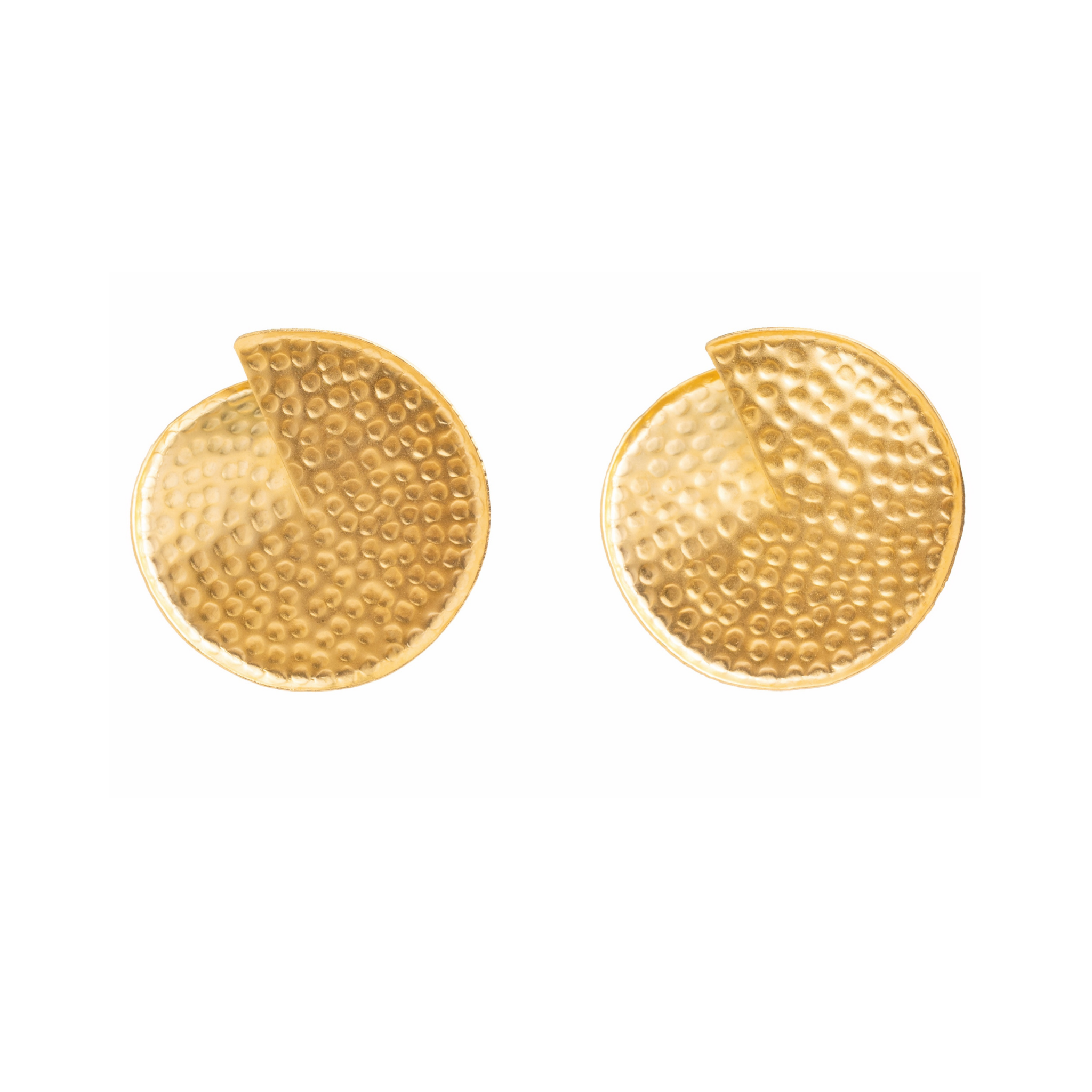Gilded Lilypad Earrings