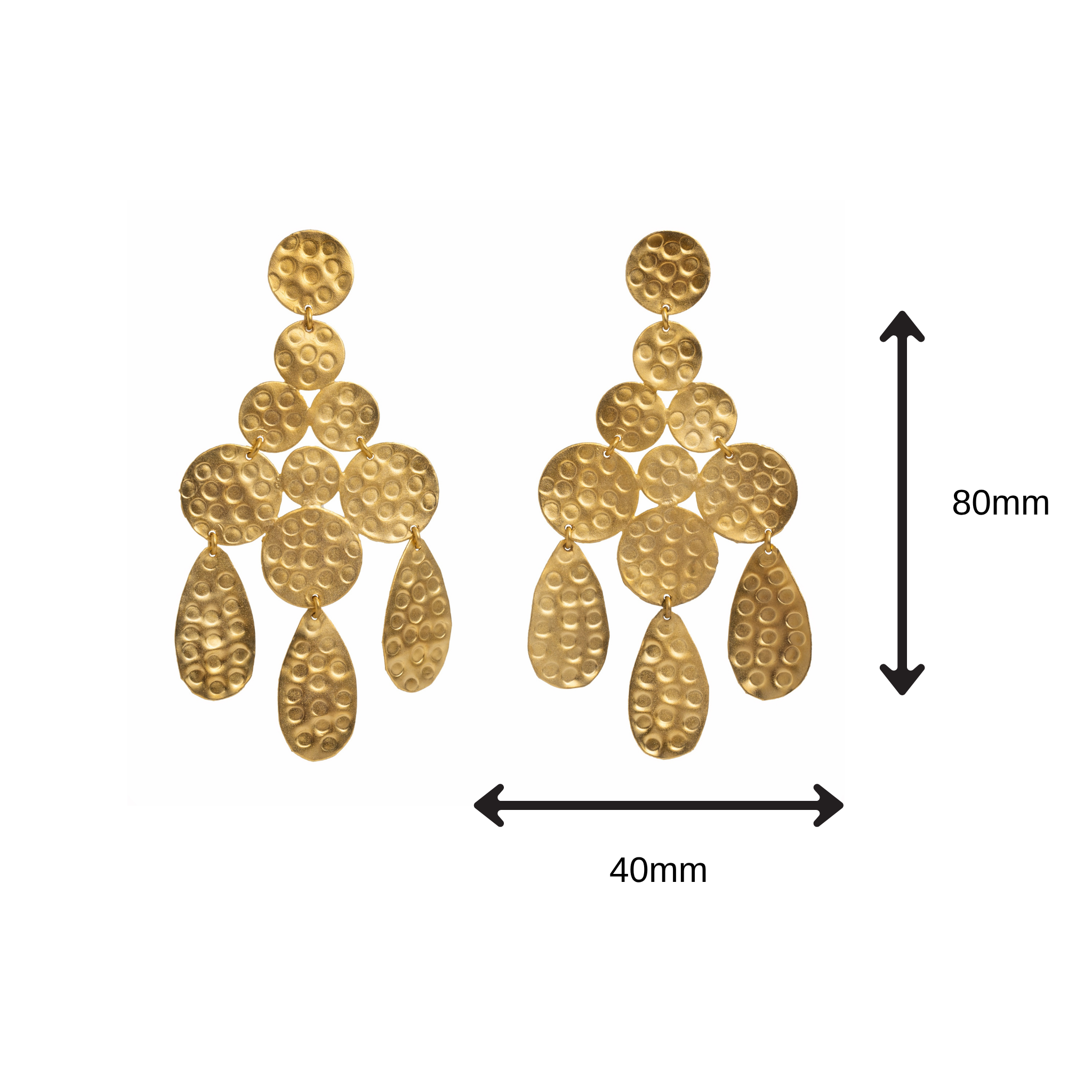 Hanging Gold Earrings