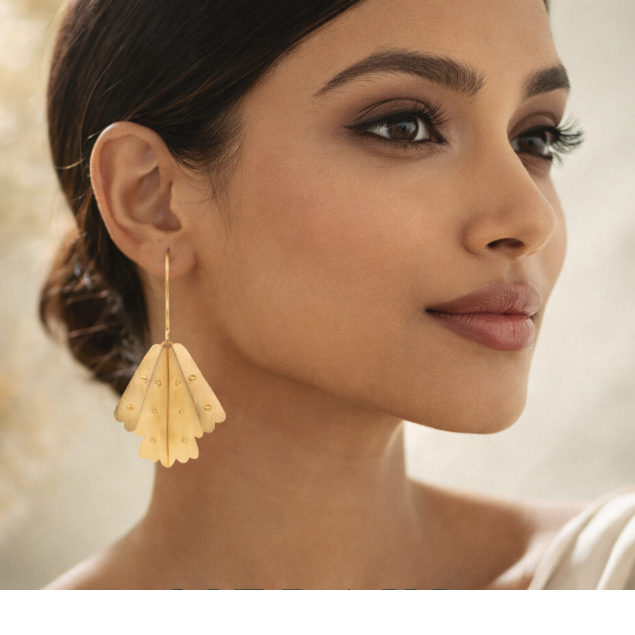 Nightwing Golden Earrings