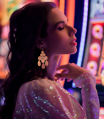 Hanging Gold Earrings