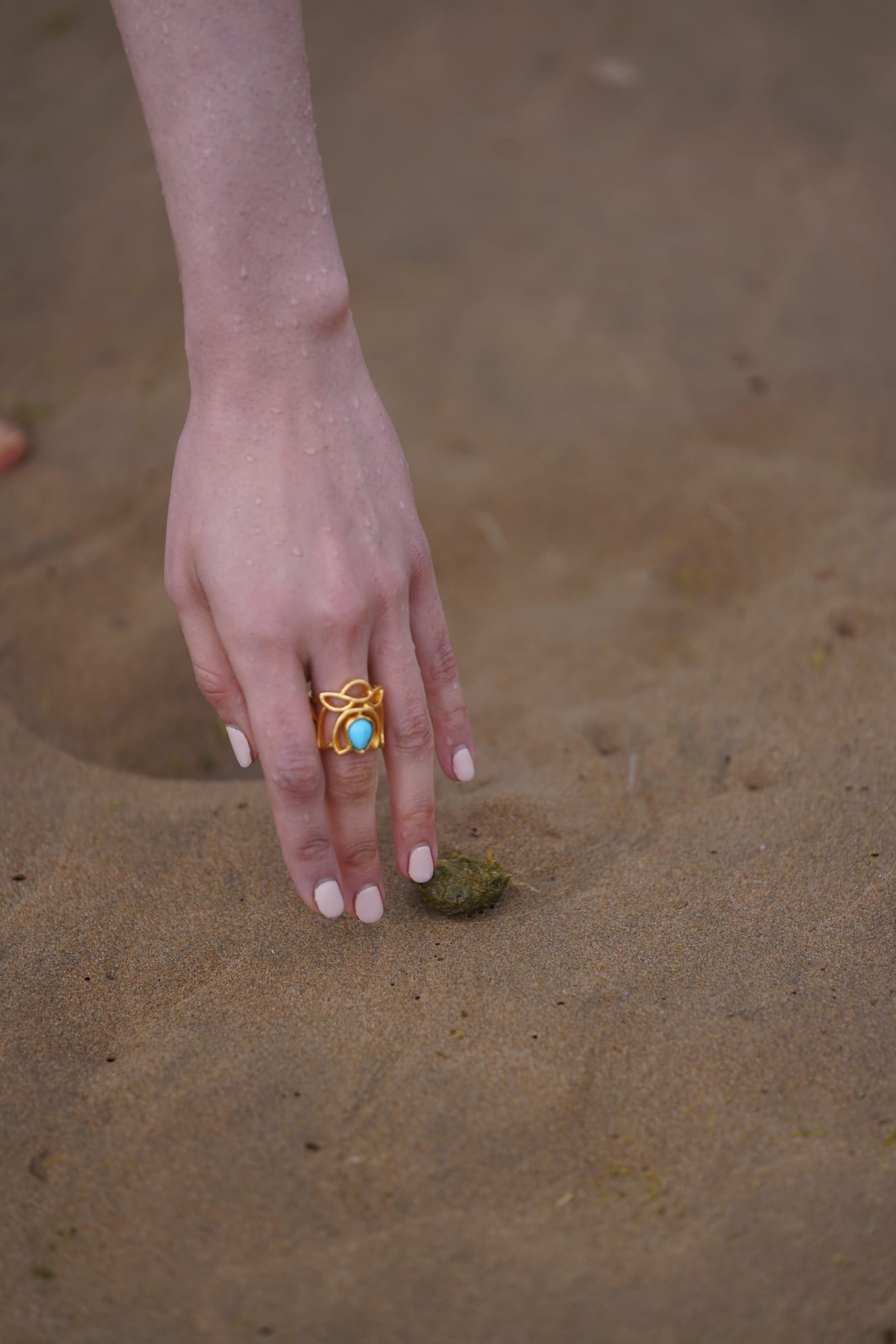 Layla Blue Lotus Ring