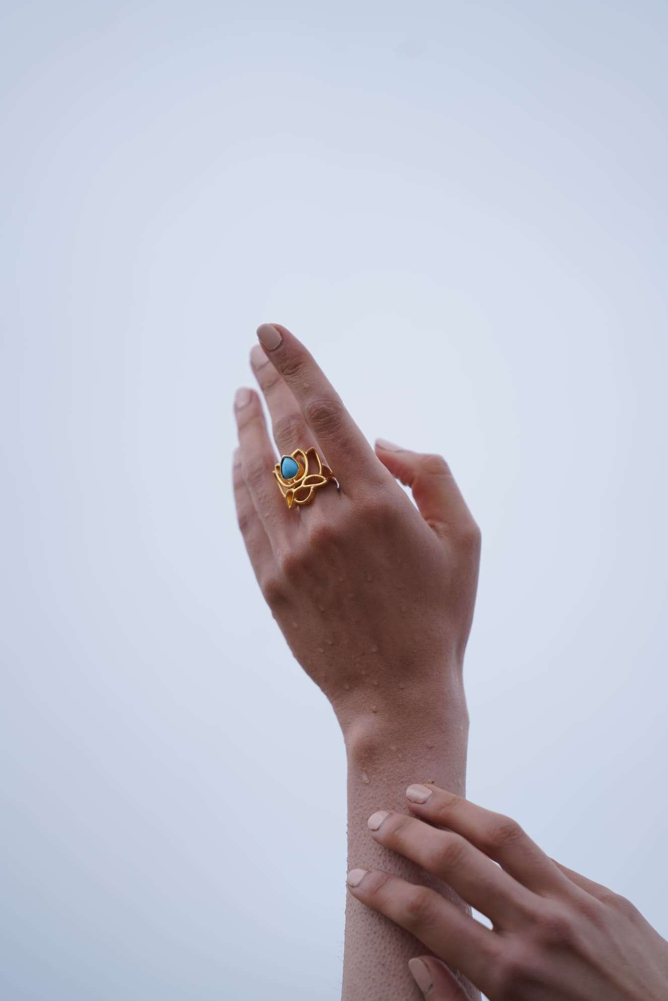Layla Blue Lotus Ring