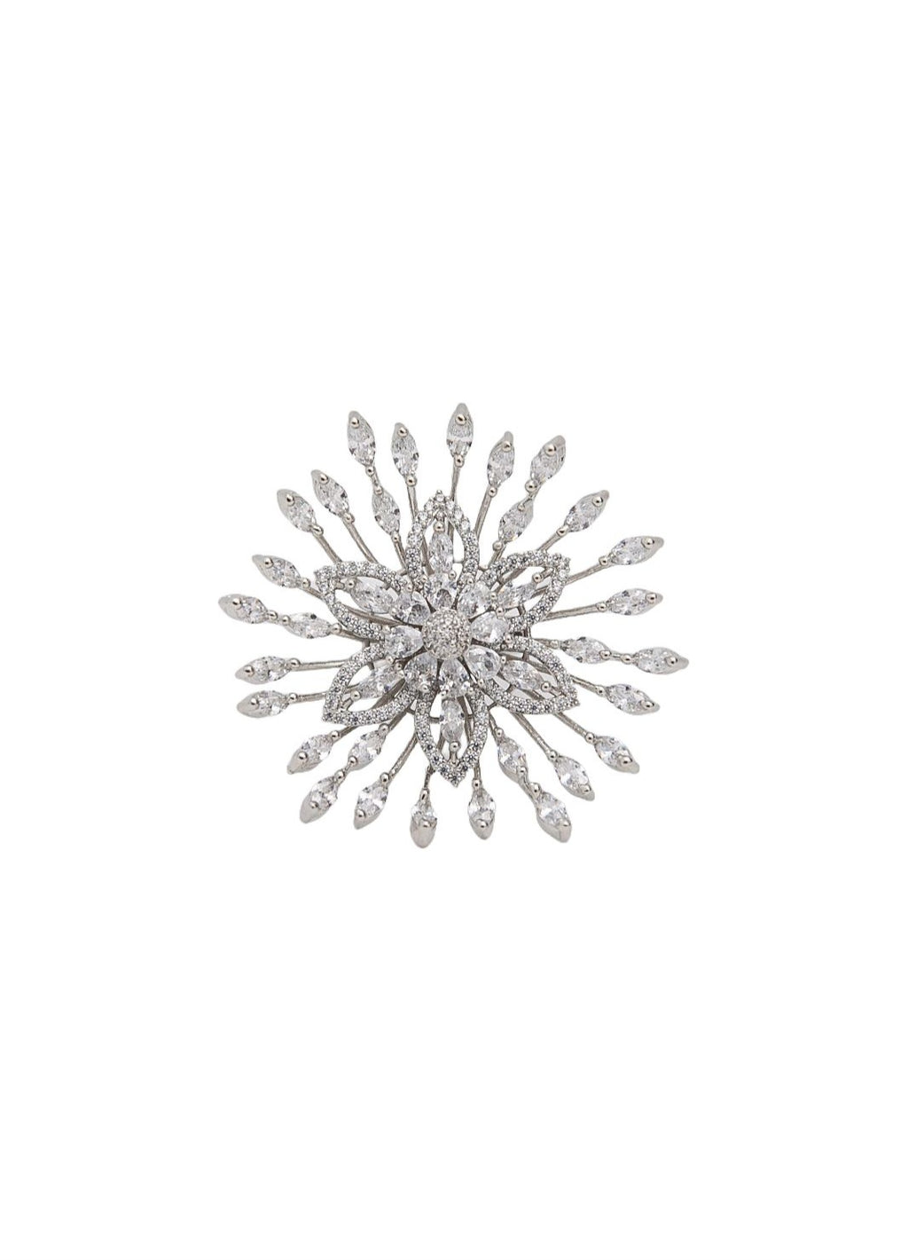 Silver Starburst Ring