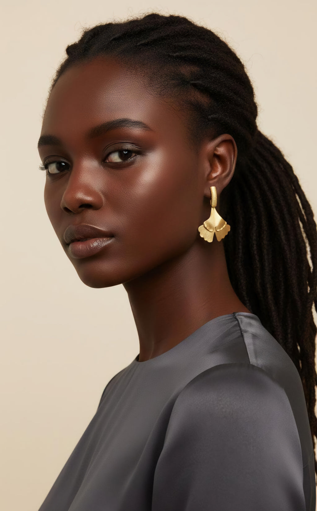 Ginko Leaf Earrings
