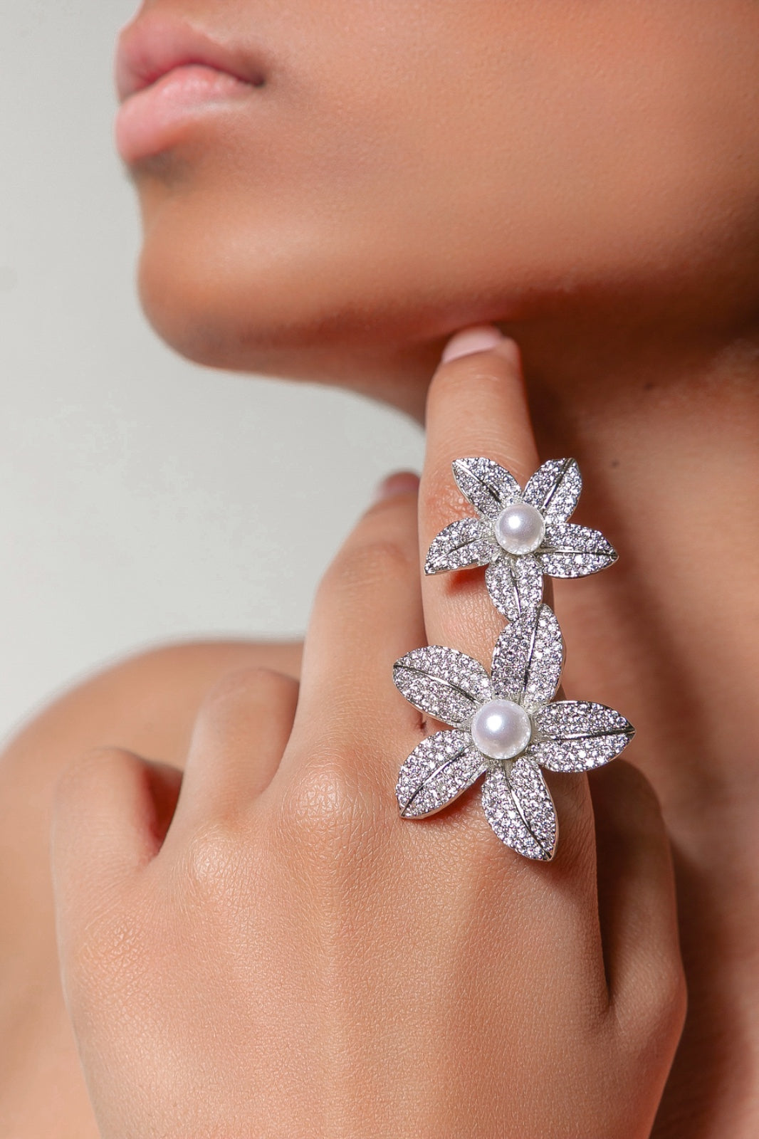Imperial Pearl Blossom Ring