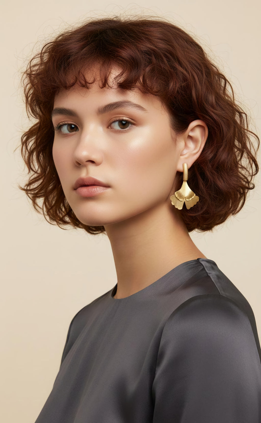 Ginko Leaf Earrings
