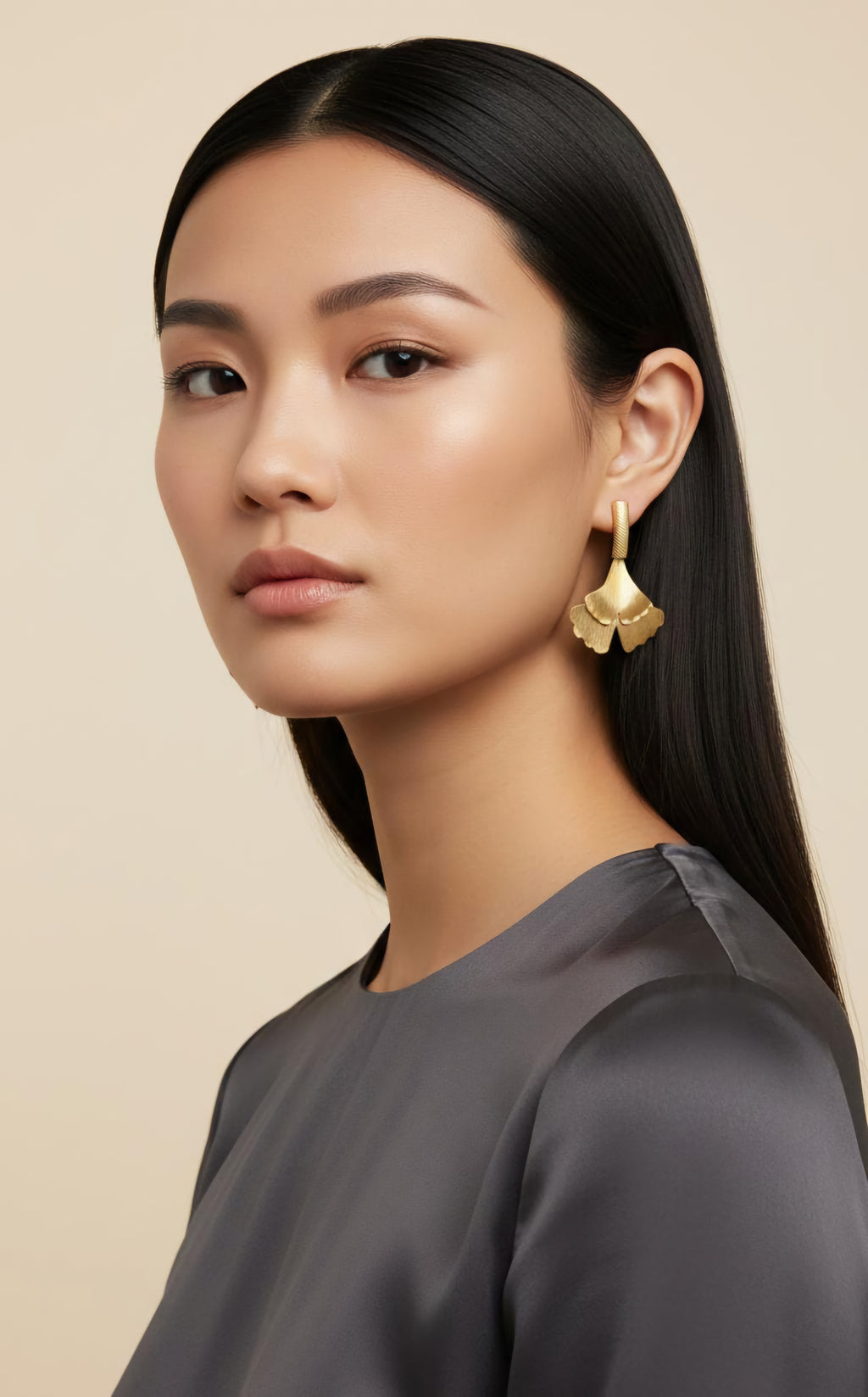 Ginko Leaf Earrings
