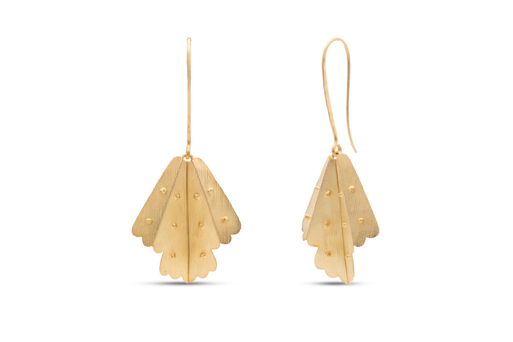 Nightwing Golden Earrings