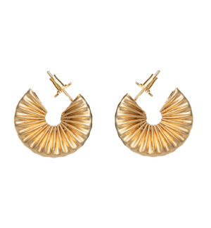 Handmade gold-plated statement earrings – Giana Earrings by Rashmi Bajaj